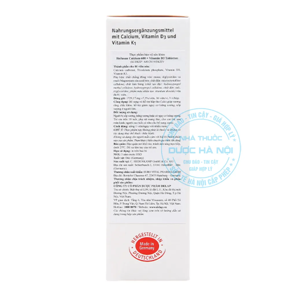 Heilusan Calcium 600 + Vitamin D3