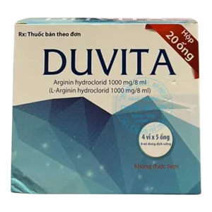 Thuốc Duvita 2000mg/10ml hỗ trợ điều trị các bệnh lý về gan, tim mạch