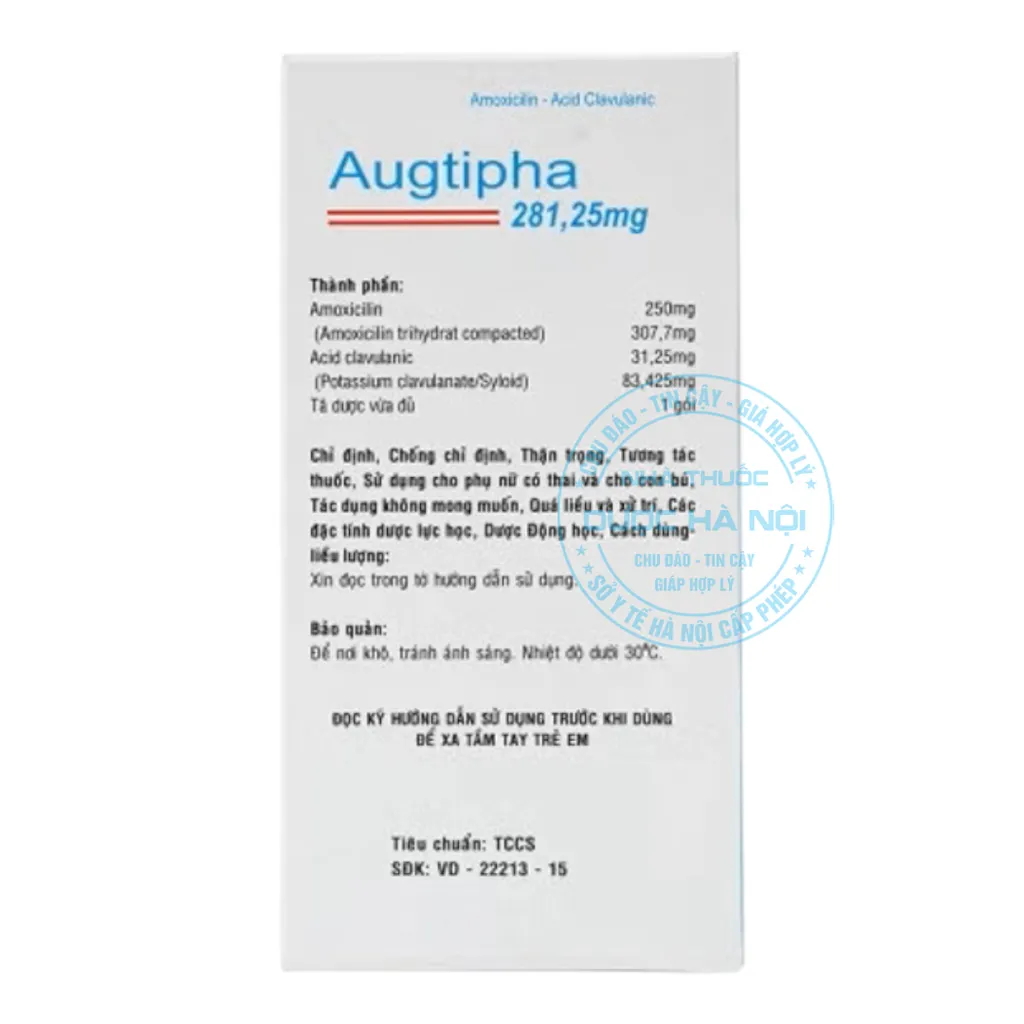 Thuốc Augtipha 281.25mg