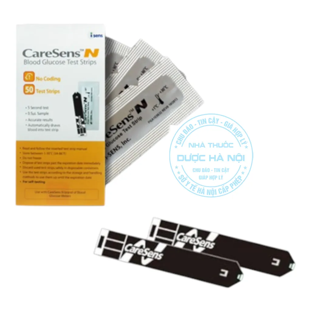 Que thử tiểu đường Caresens