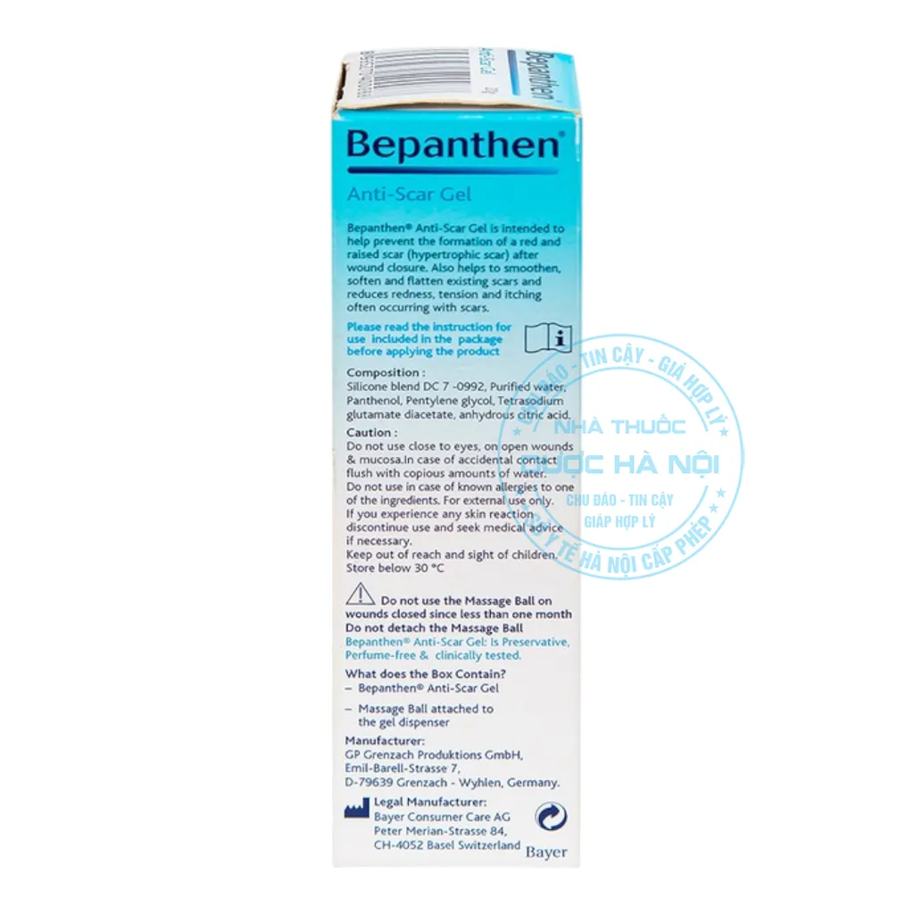 Gel bôi trị sẹo Bepanthen Anti-Scar