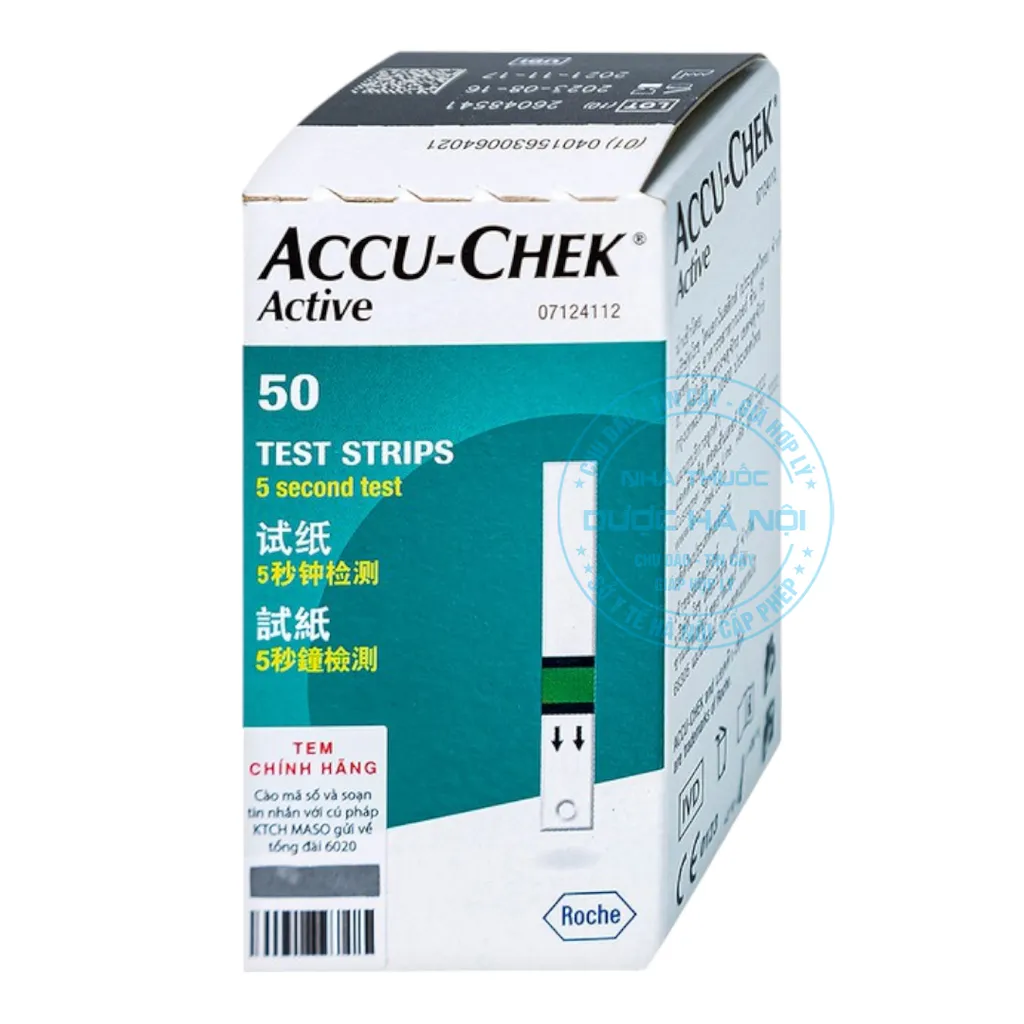Que thử đường huyết Accu-Chek Active