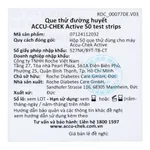 Que thử đường huyết Accu-Chek Active