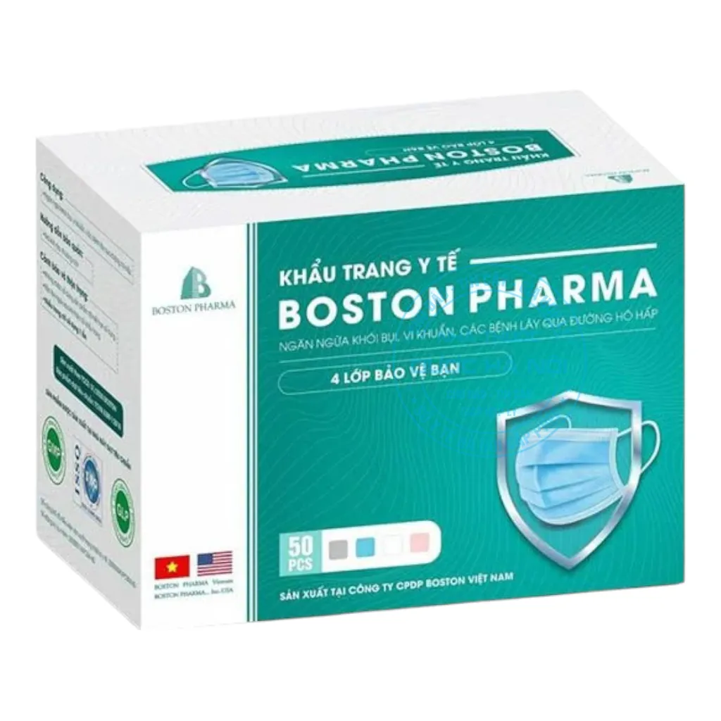 Khẩu trang y tế Boston Pharma