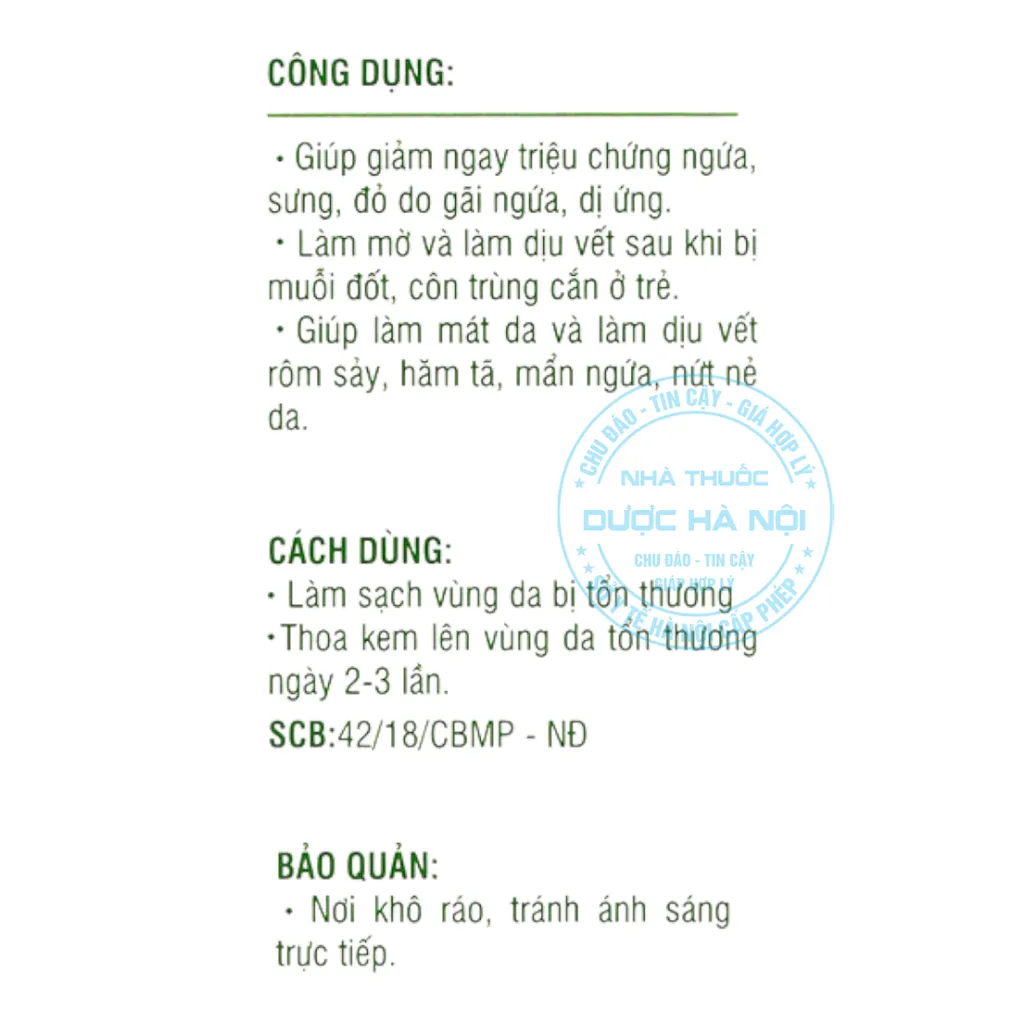 Kem bôi da trẻ em Ích Nhi