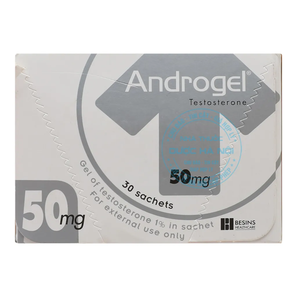 Gel bôi da Androgel 50mg/5g