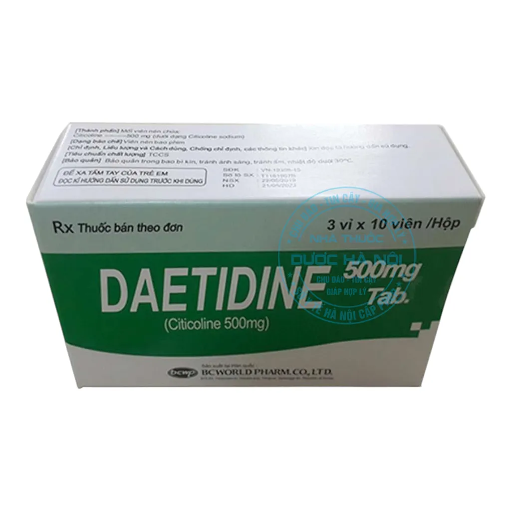 Thuốc Daetidine 500mg