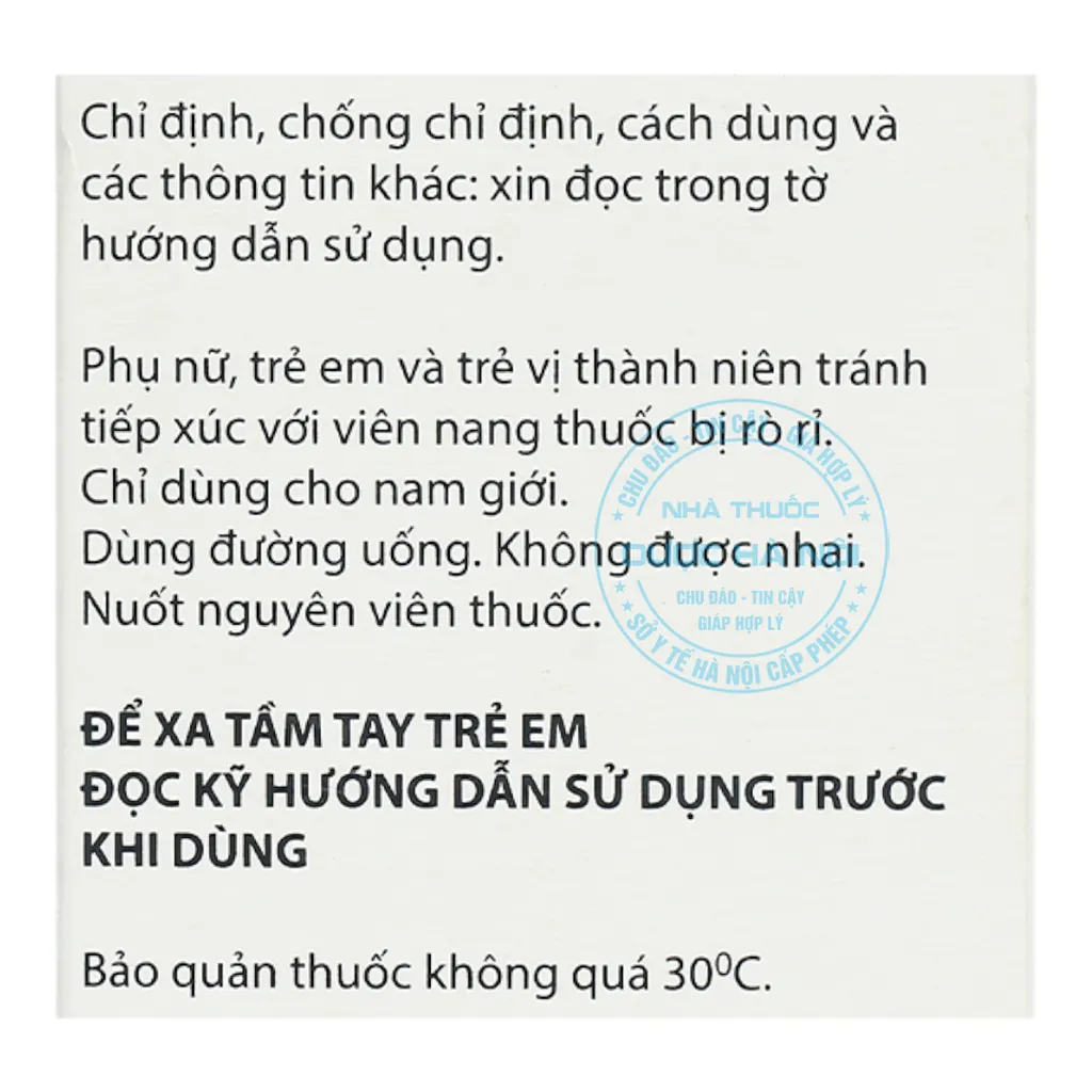 Thuốc Duodart 0.5mg/0.4mg