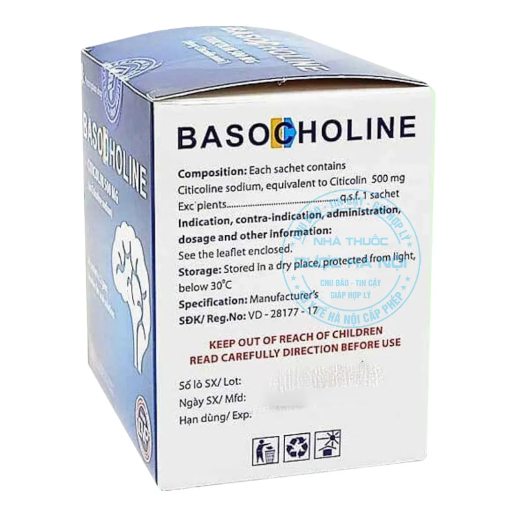 Thuốc Basocholine 500mg