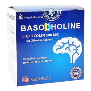 Thuốc Basocholine 500mg điều trị các vấn đề về trí nhớ do chấn thương