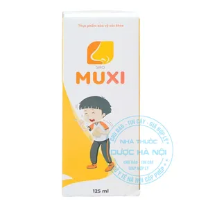 Siro Muxi chai 125ml - Siro hỗ trợ giảm ngạt mũi, sổ mũi