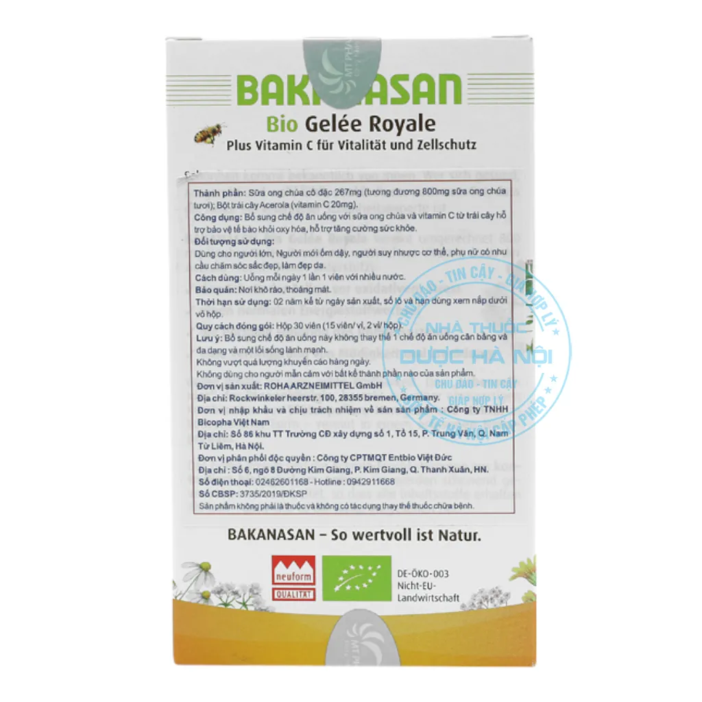 Bakanasan Bio Gelee Royale