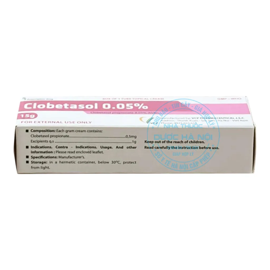 Thuốc Clobetasol 0.05%