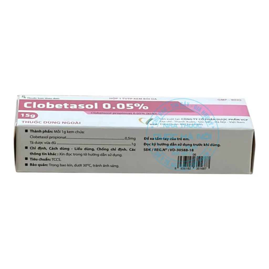 Thuốc Clobetasol 0.05%