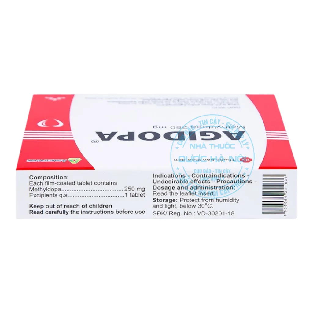 Thuốc Agidopa 250mg