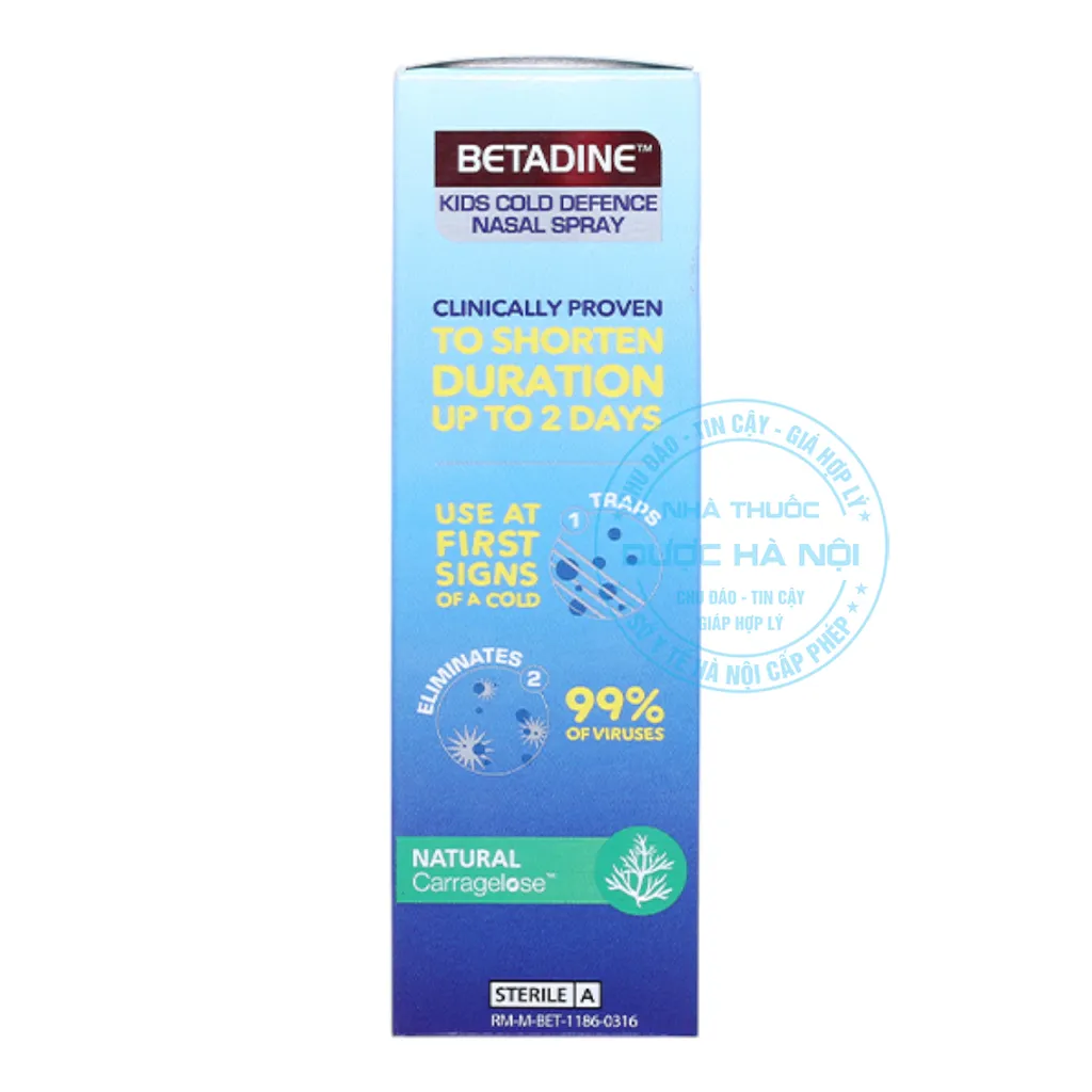 Betadine Cold Defense Nasal Spray Kids 1+