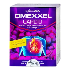 Omexxel Cardio Excelife hỗ trợ ngăn ngừa xơ vữa động mạch (3 vỉ x 10 viên)
