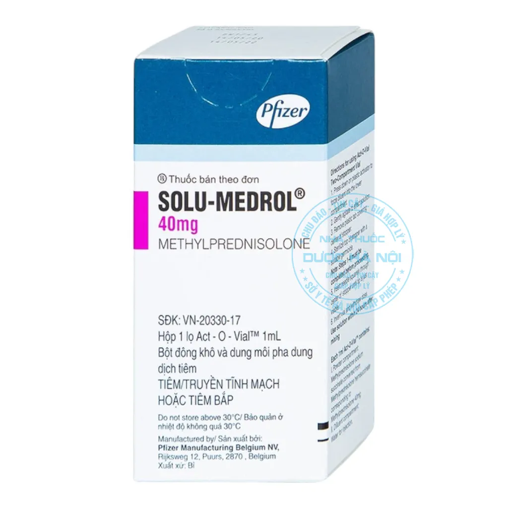 Thuốc Solu-medrol 40mg