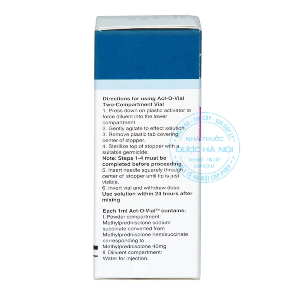 Thuốc Solu-medrol 40mg
