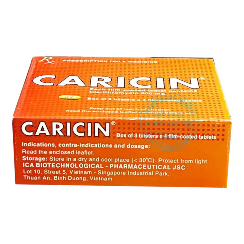 Thuốc Caricin 500mg