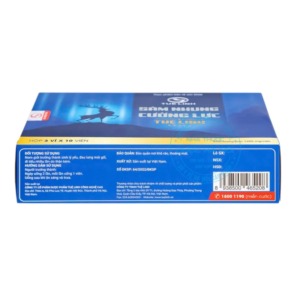 Sâm Nhung Cường Lực Tuệ Linh