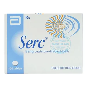Thuốc Serc 8mg điều trị các triệu chứng chóng mặt và rối loạn thính giác