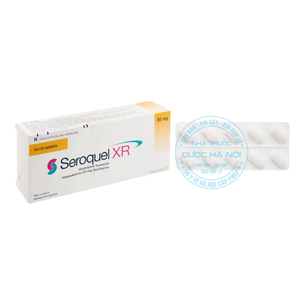 Thuốc Seroquel XR 50mg