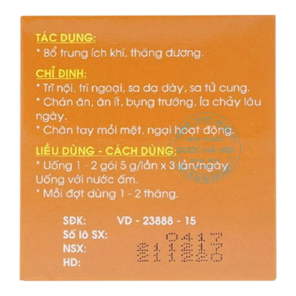 Thuốc Hoàn Cứng Sitar