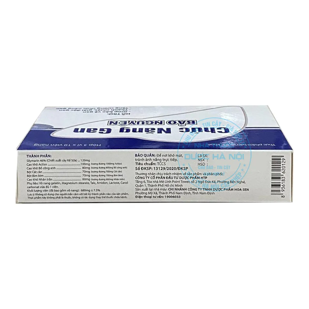 Viên uống Chức Năng Gan Bảo Nguyên