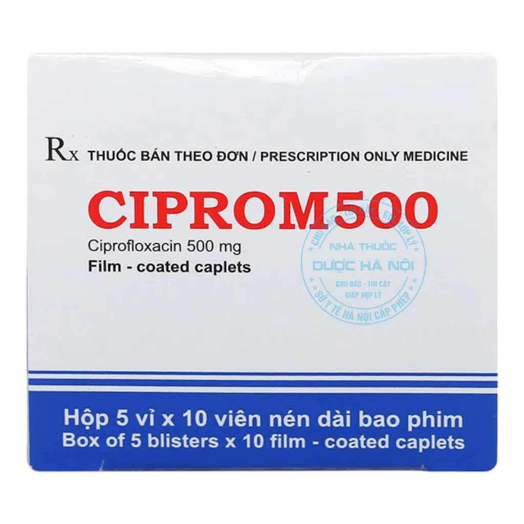 Thuốc Ciprom 500mg Boston điều trị nhiễm khuẩn nặng