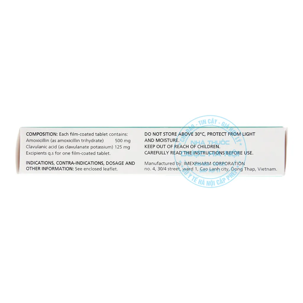 Thuốc Claminat 625mg