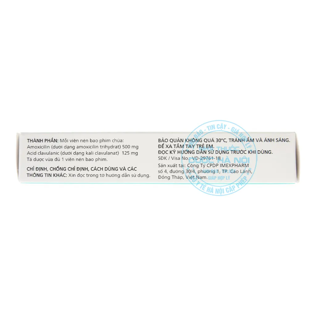Thuốc Claminat 625mg