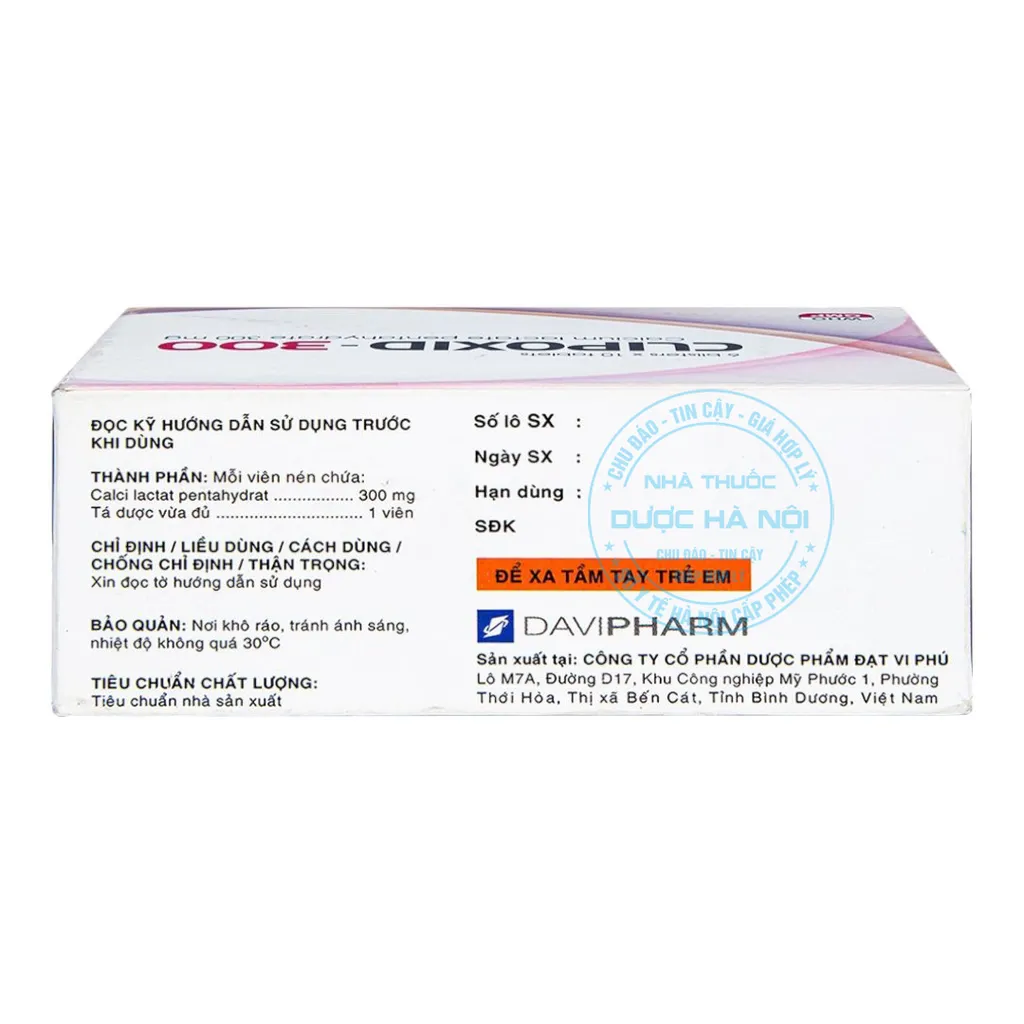 Thuốc Clipoxid-300