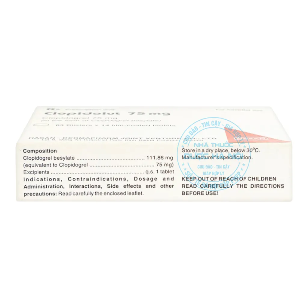 Thuốc Clopidolut 75mg