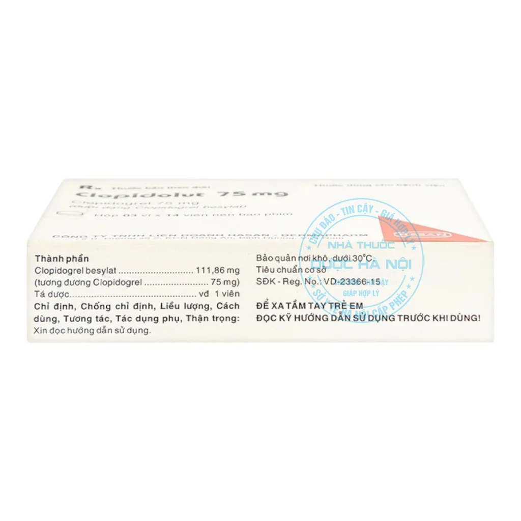 Thuốc Clopidolut 75mg