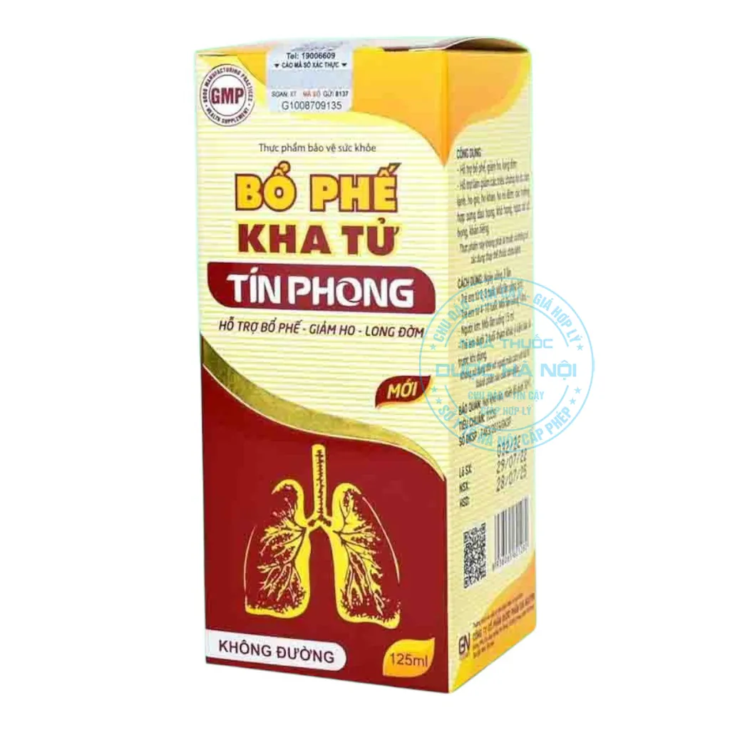 Siro Bổ Phế Kha Tử