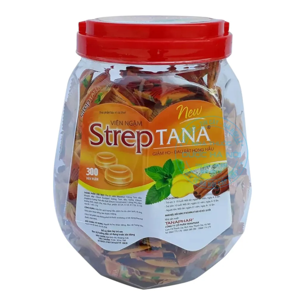 Kẹo ngậm Streptana