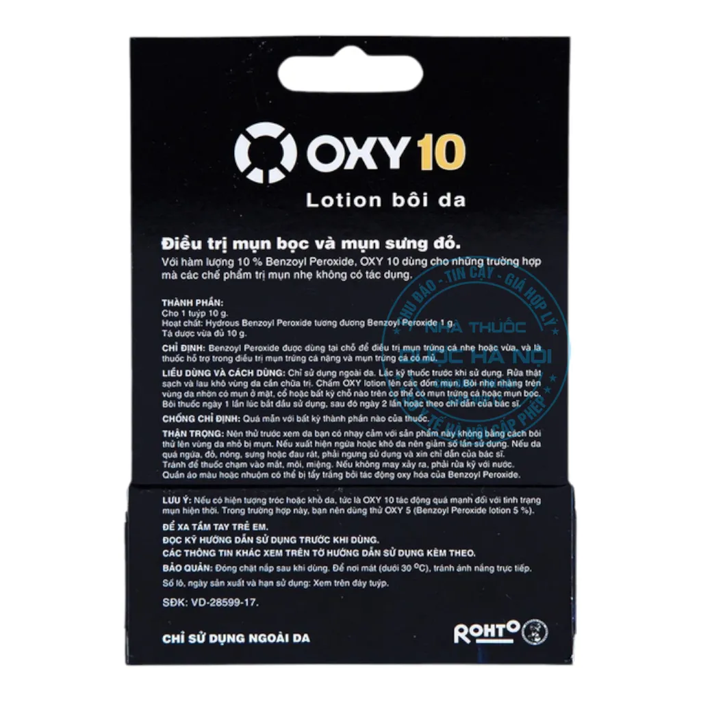 Lotion bôi da Oxy10 Rohto