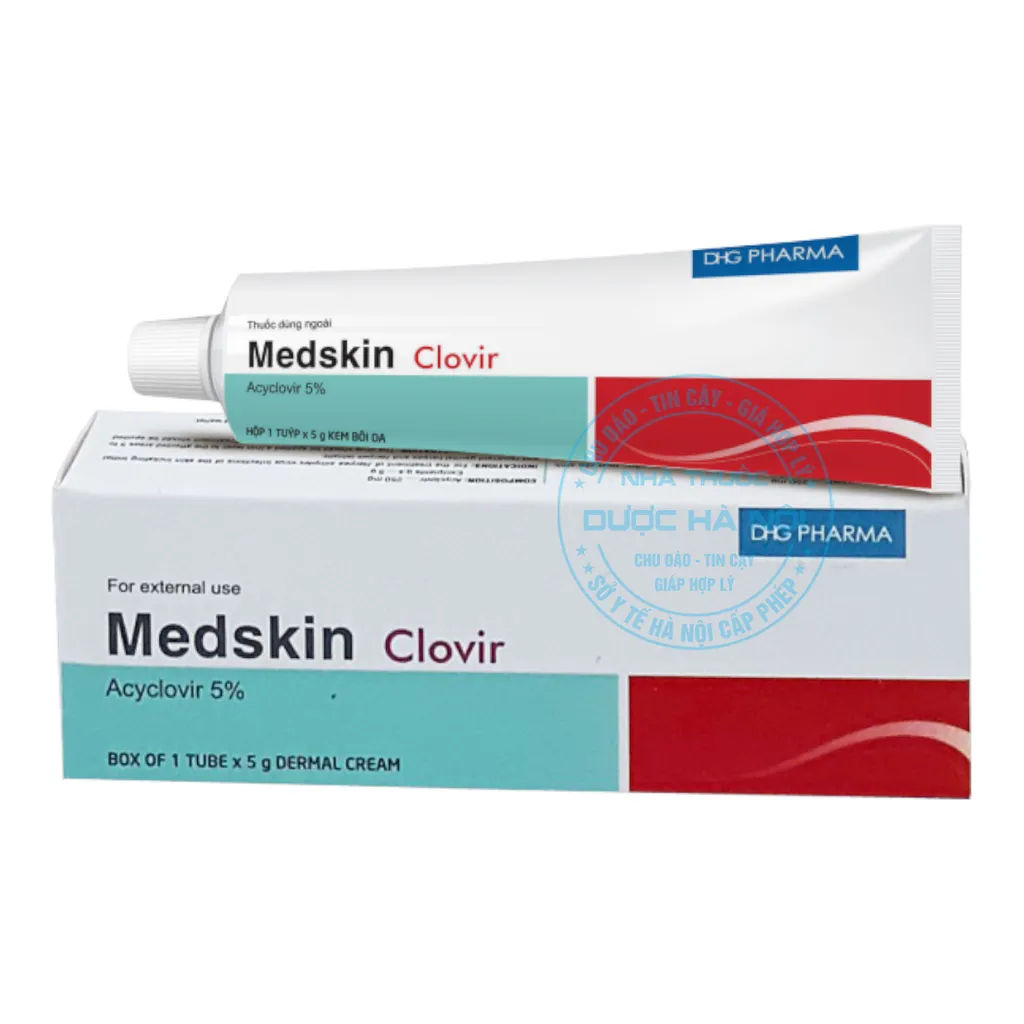 thuốc kem bôi Medskin Clovir 5%