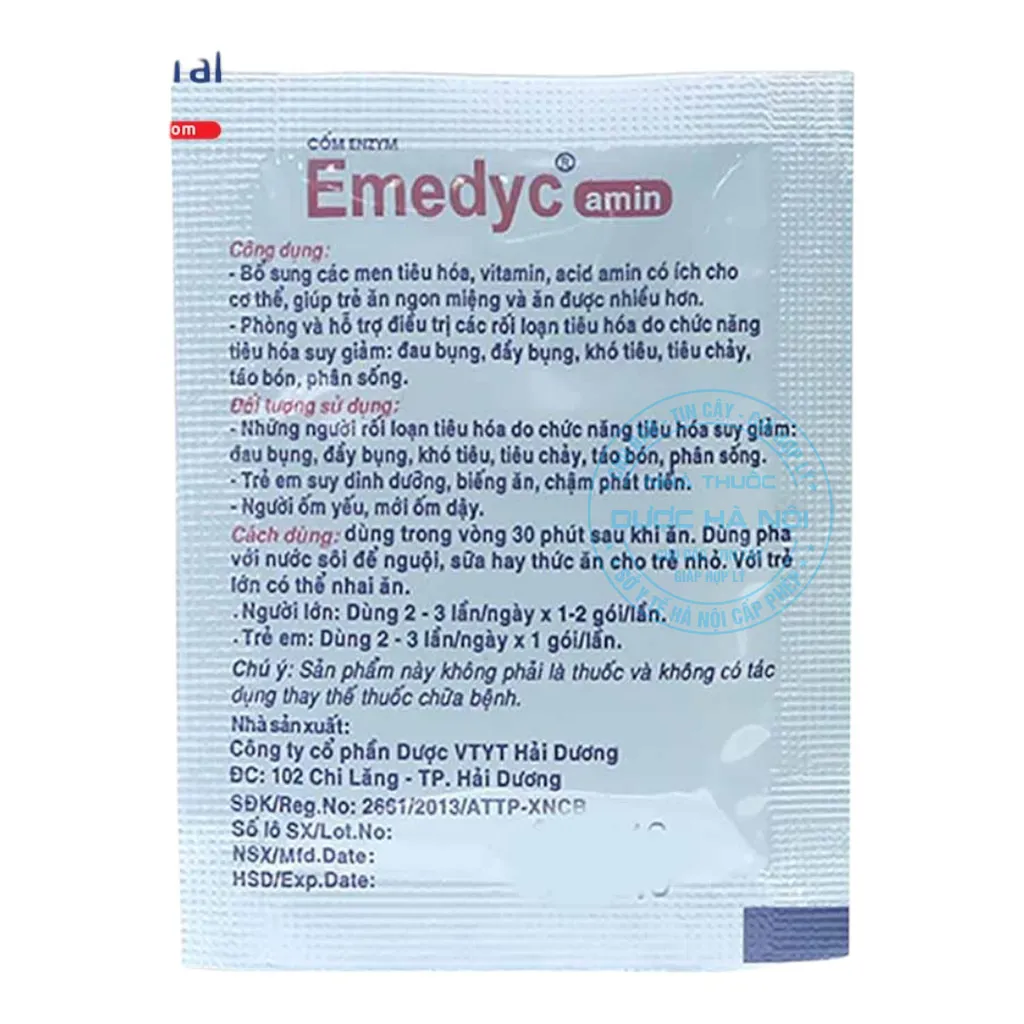 Cốm Enzym Emedyc Amin