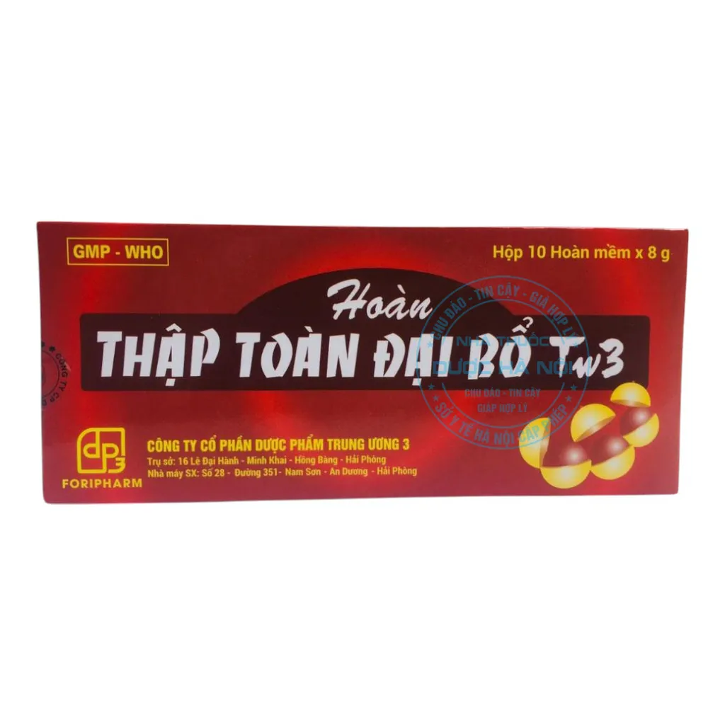 Thuốc Thập toàn đại bổ TW3