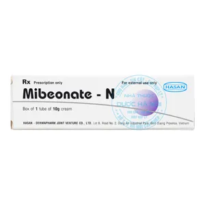Thuốc bôi Mibeonate - N 10g điều trị các bệnh nhiễm khuẩn ngoài da