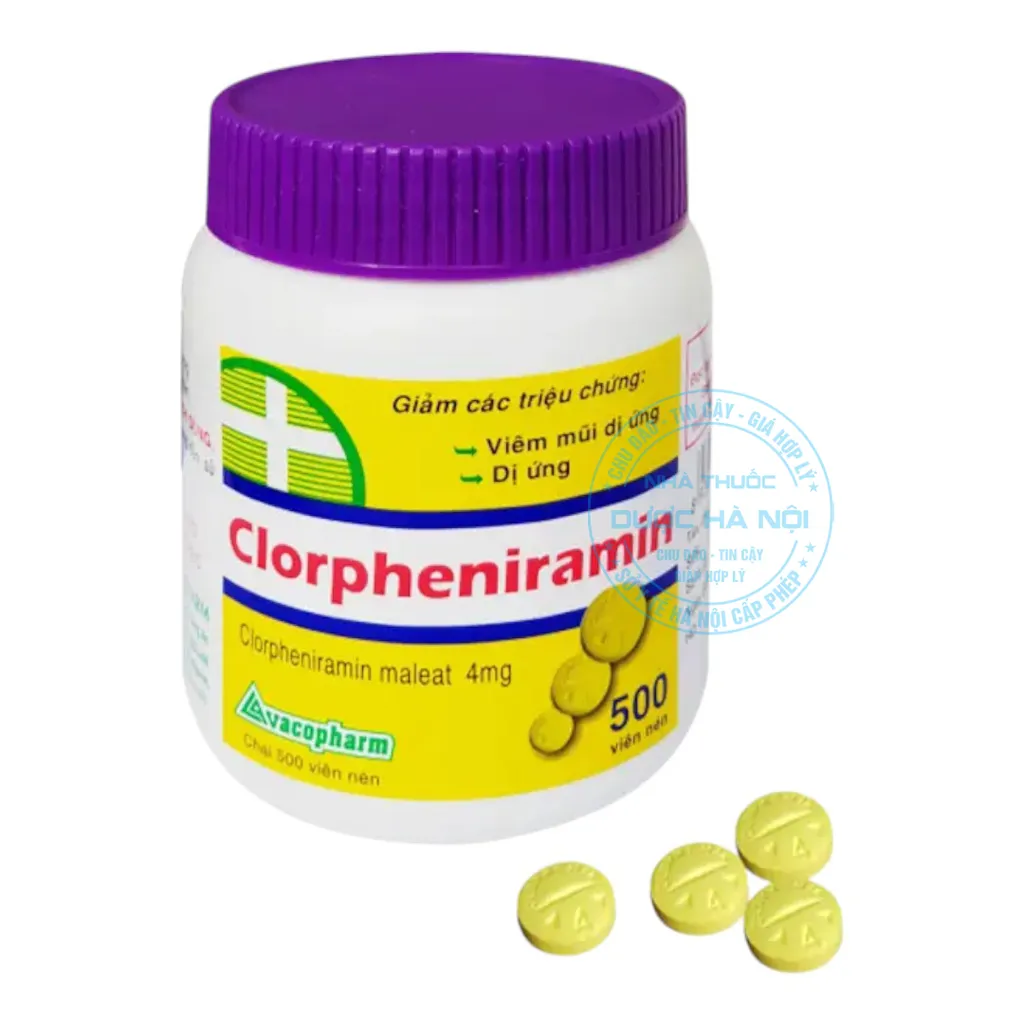 Thuốc Clorpheramin 4mg