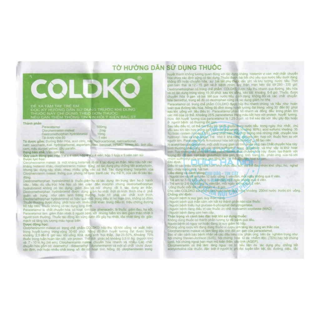 Thuốc sủi Coldko