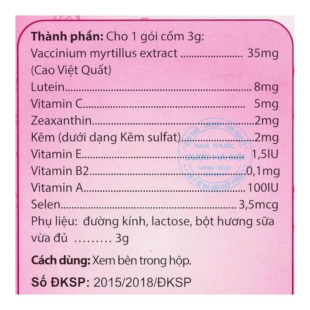 Cốm Bổ Mắt Kid Eye