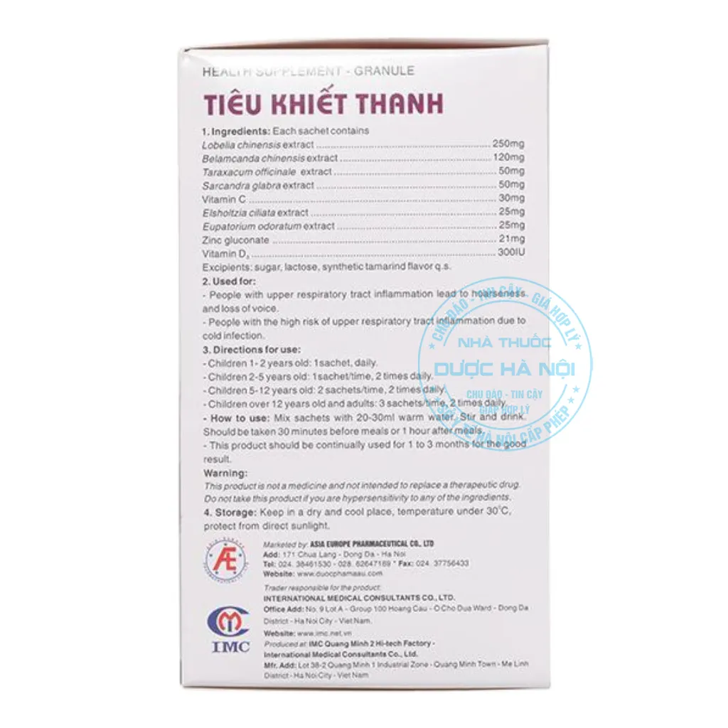Cốm Tiêu Khiết Thanh