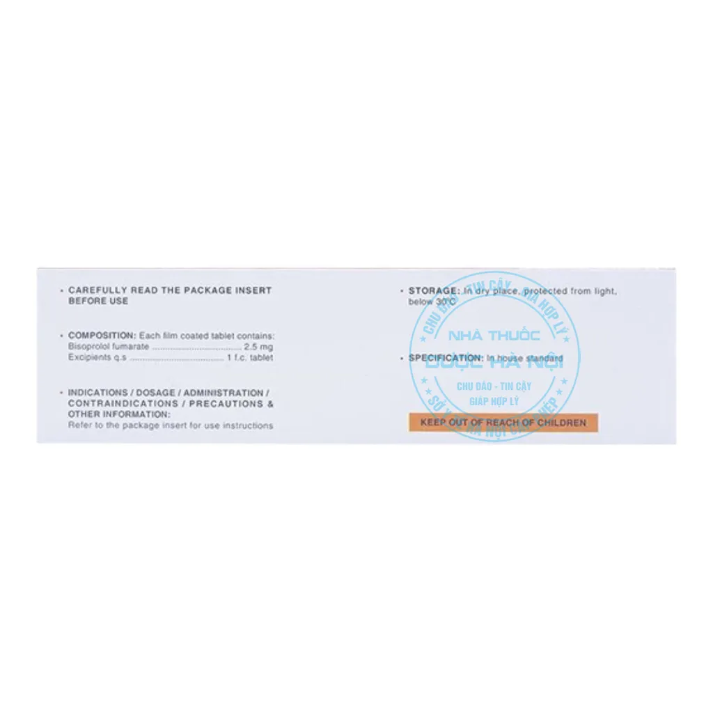 Thuốc Corneil 2.5mg