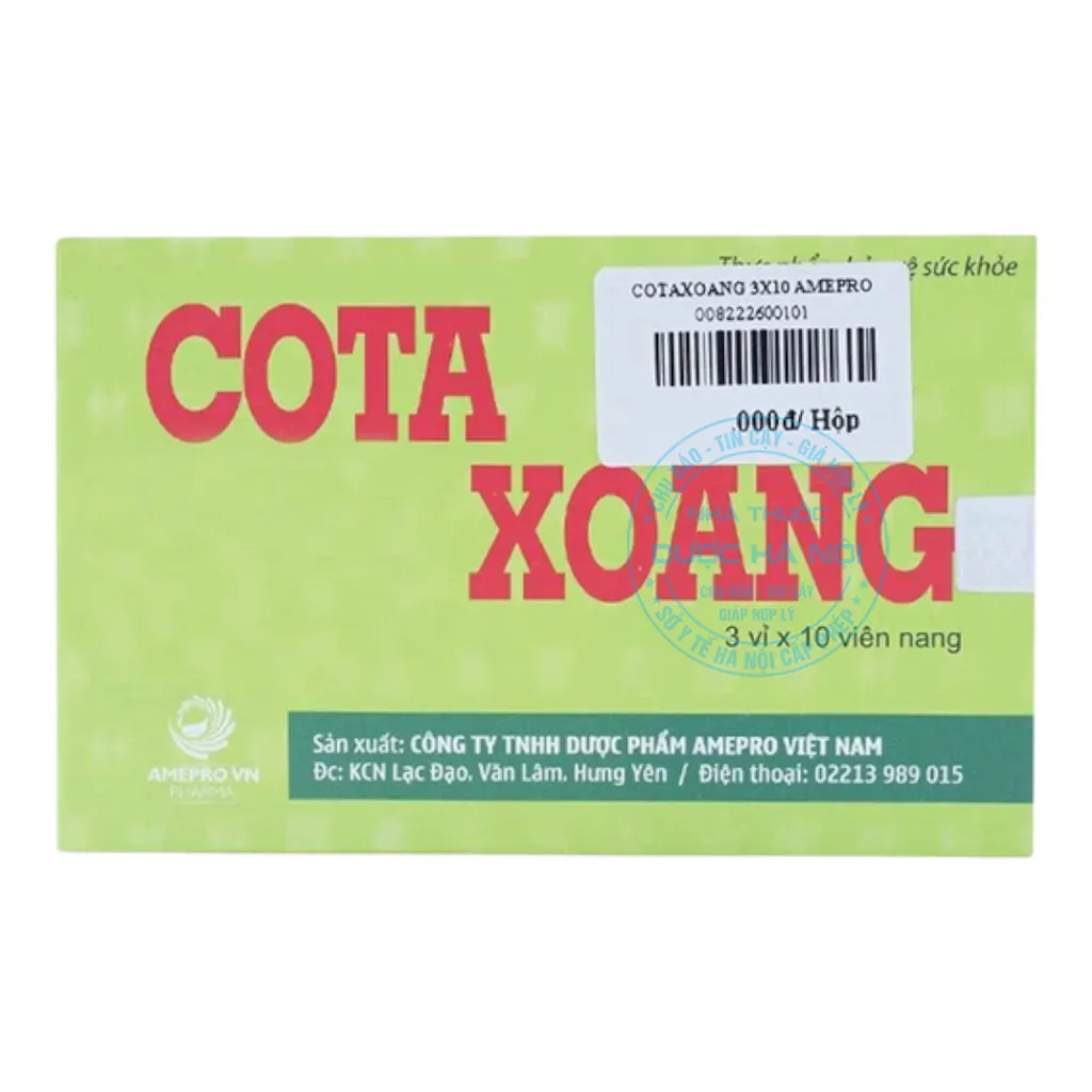 Viên uống Cota Xoang