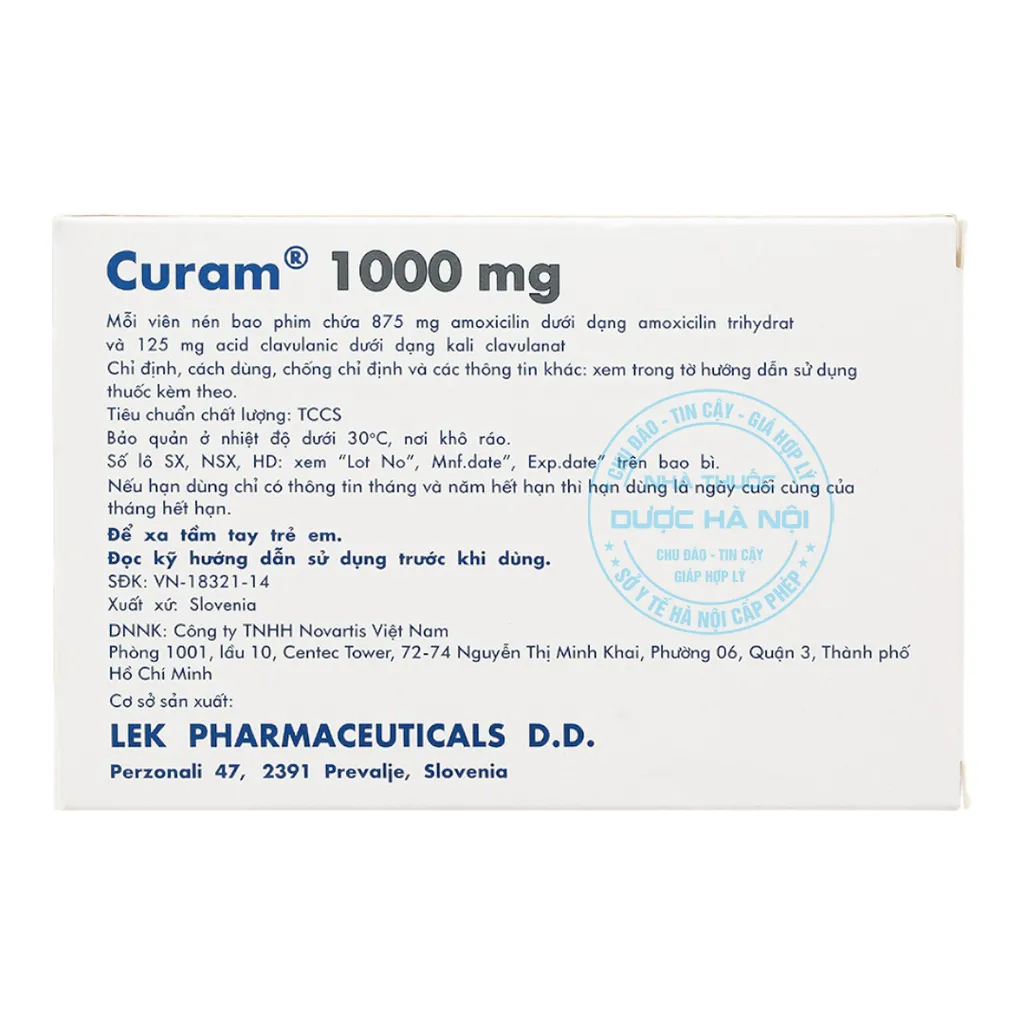 Thuốc Curam 1g