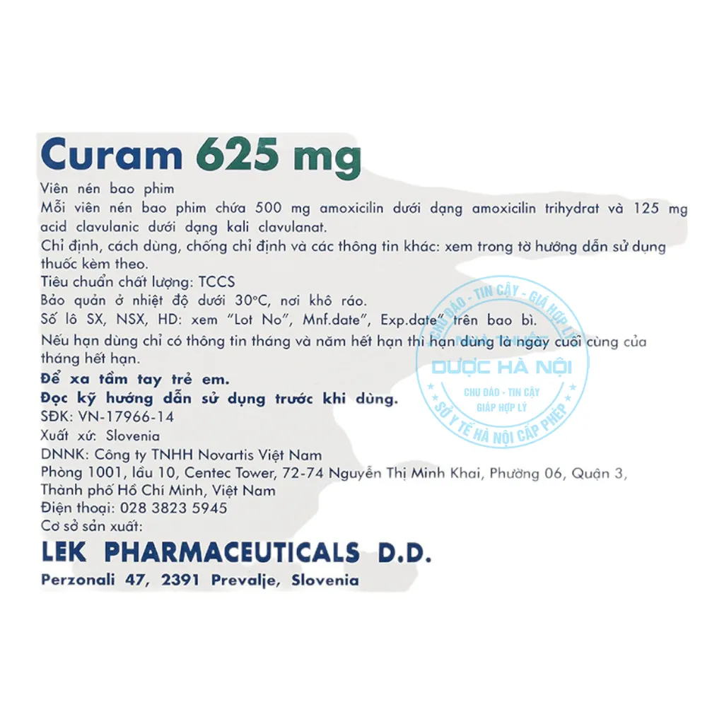 Thuốc Curam 625mg
